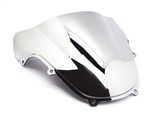 Suzuki Gsxr 1000 Chrome Double Bubble Windscreen Shield 2000-2002